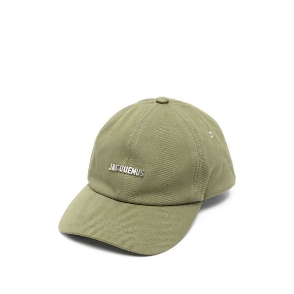 Jacquemus Men Cotton Baseball Cap With Logo